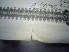 Original 1936 Supreme Court Of Texas State Bar Certificate w SEAL w Signatures
