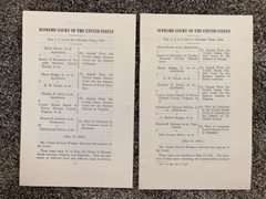 V. Rare BROWN v BOARD OF EDUCATION Original Issue Supreme Court Opinions Pt 1&2