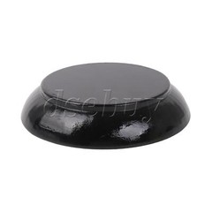 Wood Judge Gavel Sound Block Base for Company Student Black Round 4.84″x1.02″