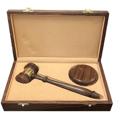 Supreme Quality Legal Gavel & Sound Block