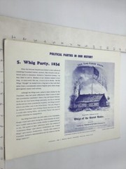 Original 1968 Poster: Political Parties in our History: WHIG PARTY, 1834