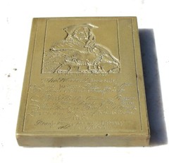 Sir Edward Coke Lord Chief Justice England Worrall Book Seller Paper Weight Vtg