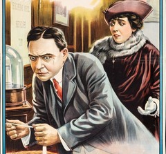 1910 Eternal Law Original Movie Poster Linen 27×41 Silent Cult Lost Al F Thomas