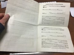 Original UNUSED: 1800’s commonwealth of Massaachusetts – Judgement FRANKLIN (4)