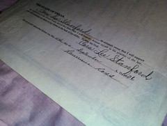 Original 1936 Supreme Court Of Texas State Bar Certificate w SEAL w Signatures