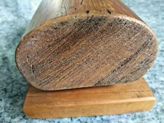 1814 Solid Cherry Gavel Block Board Sound 200+ yrs Judge President Chairman CEO