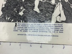 Original 1974 Poster: ORIGINS OF LAW – Primitive Law – by J Weston Walch 11×14″