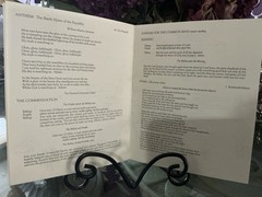 RARE THURGOOD MARSHALL ORIGINAL FUNERAL PROGRAM/OBSEQUIES (Unframed)