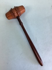 Vintage Wooden Judge’s Gavel 9 1/2”L