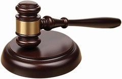 Mazo de Madera con Base para Jueces, Abogados y Presidentes de Junta